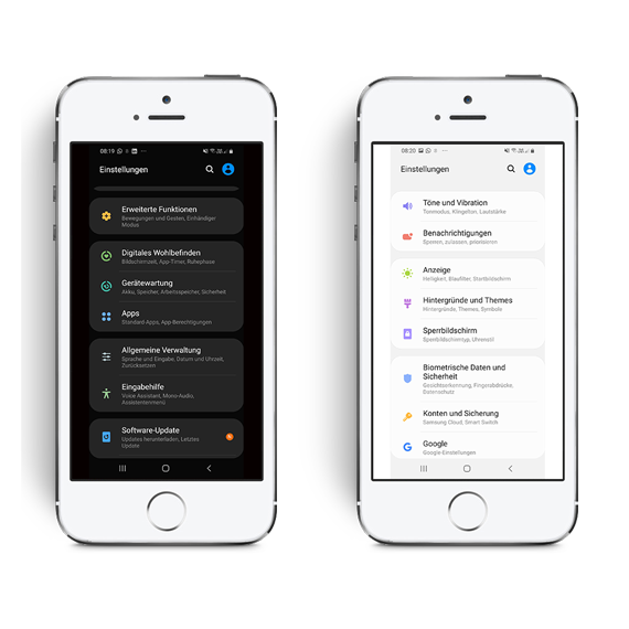 Handy – Dark & Light Mode